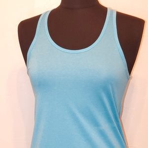 Nike dri-fit light blue workout top